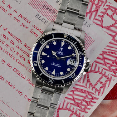 Tudor Submariner Ref 79190 Blue Dial w/ Box and Papers