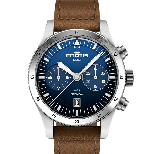 Fortis Flieger F-43 Bicompax Liberty Blue