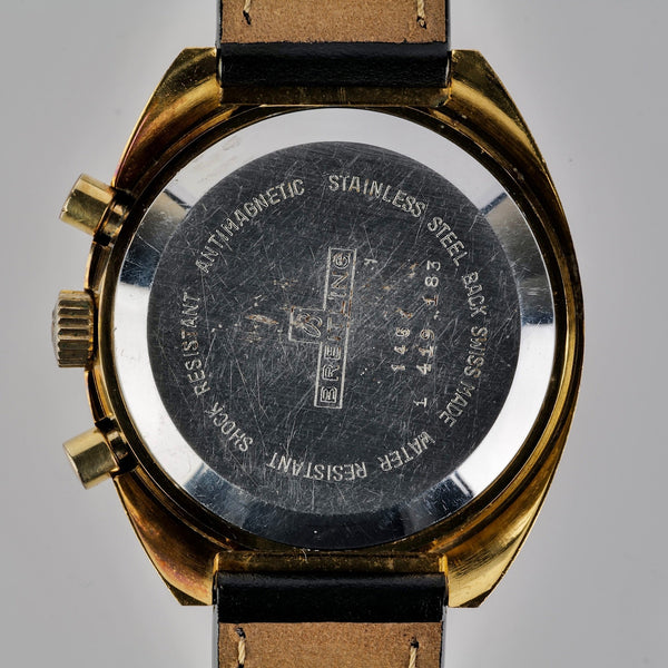 1973 Breitling Tricompax Gold-Plated Chronograph Ref 1451