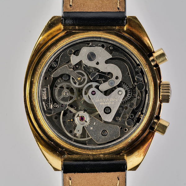 1973 Breitling Tricompax Gold-Plated Chronograph Ref 1451