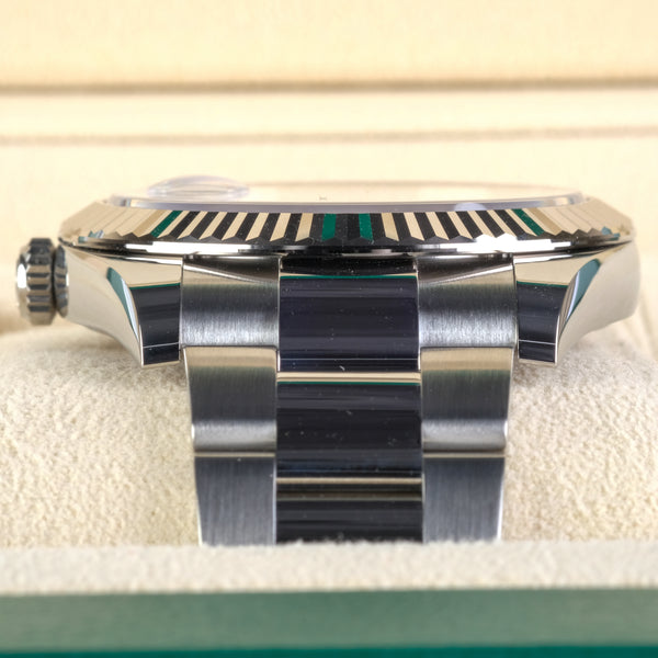 Rolex Datejust Roman Numeral White Dial N.I.B. & Un-sized 41mm Ref 126334