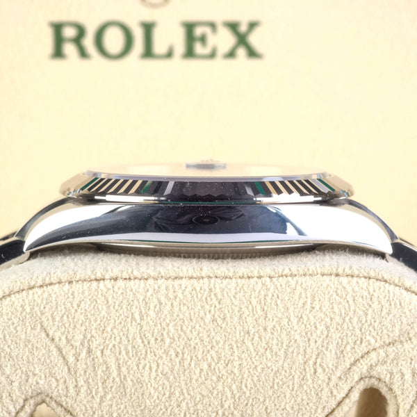 Rolex Datejust Roman Numeral White Dial N.I.B. & Un-sized 41mm Ref 126334
