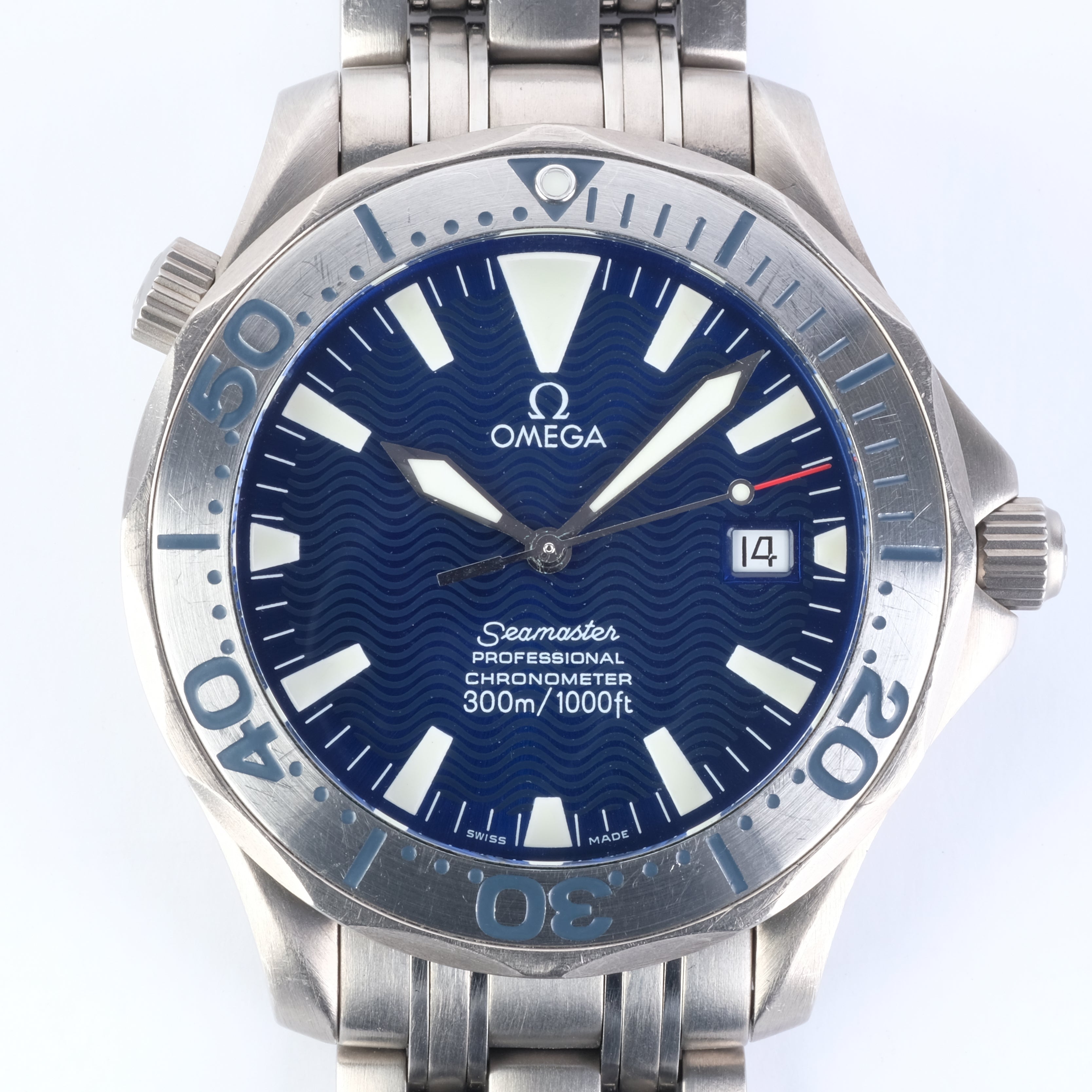 Omega Seamaster 300M Titanium Blue Chronometer Ref 2231.80.00 – C.W ...