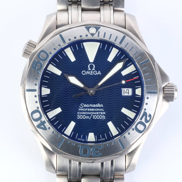 Omega Seamaster 300M Titanium Blue Chronometer Ref 2231.80.00