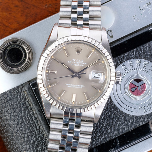 Rolex Datejust Ref 16030 Engine Turned Bezel, Boxed