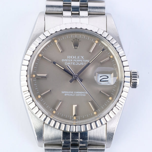 Rolex Datejust Ref 16030 Engine Turned Bezel, Boxed