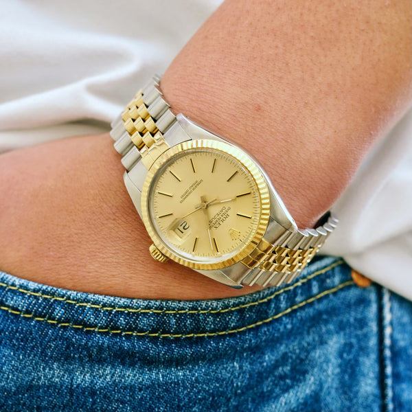 Rolex Datejust Two-Tone 18K and Stainless Steel Ref 16013, Boxed