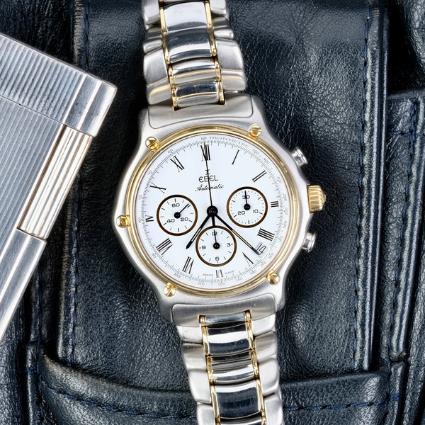 Ebel 1911 "El Primero" Chronograph Steel/Gold Ref 1134901