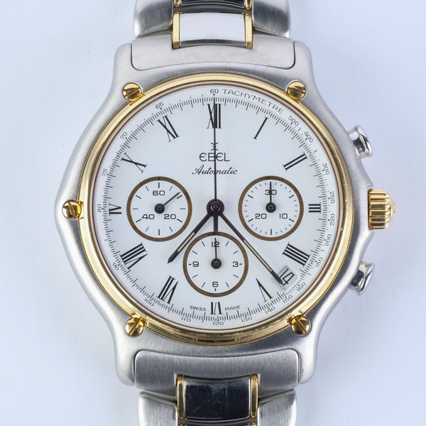 Ebel 1911 "El Primero" Chronograph Steel/Gold Ref 1134901