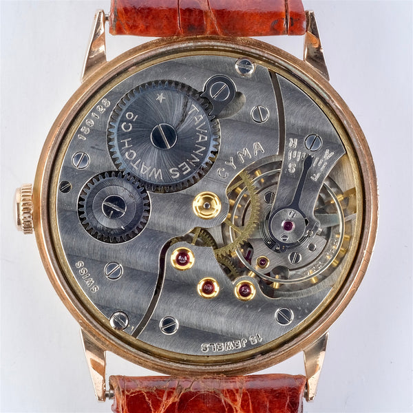 Vintage CYMA 1940s/1950s 18K Rose Gold Manual Wind