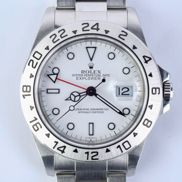 Rolex Explorer II Polar Dial "Swiss Only" Ref 16570, Boxed