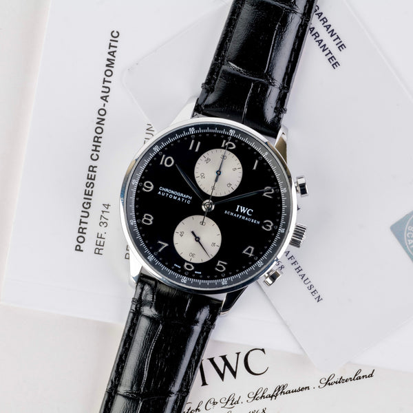 IWC Reverse Panda Portugieser Chrono-Automatic Ref IW3714-04, Boxed