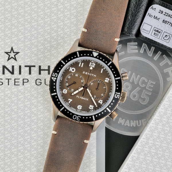 Zenith Pilot Cronometro Tipo CP-2 Flyback Bronze, Boxed
