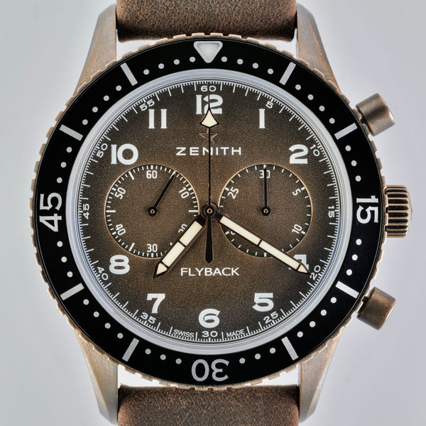 Zenith Pilot Cronometro Tipo CP-2 Flyback Bronze, Boxed