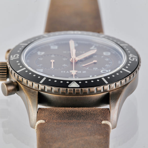 Zenith Pilot Cronometro Tipo CP-2 Flyback Bronze, Boxed