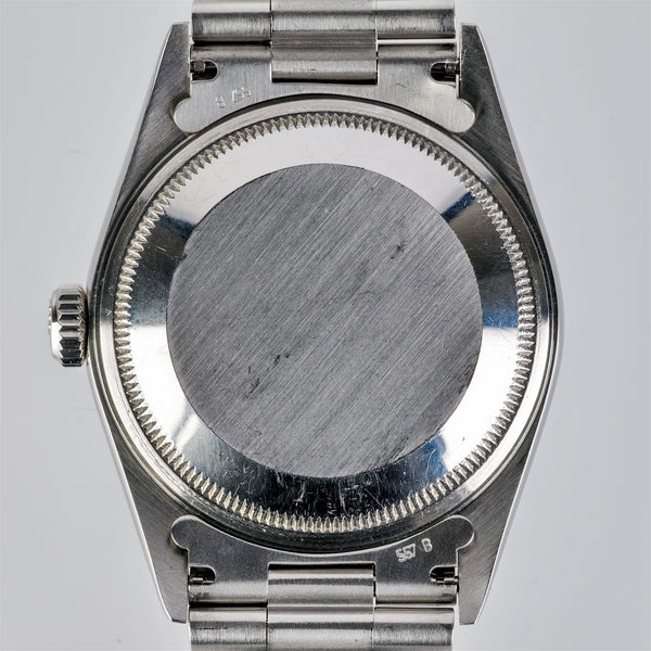 Rolex Oyster Perpetual Date White Arabic Dial Ref 15200