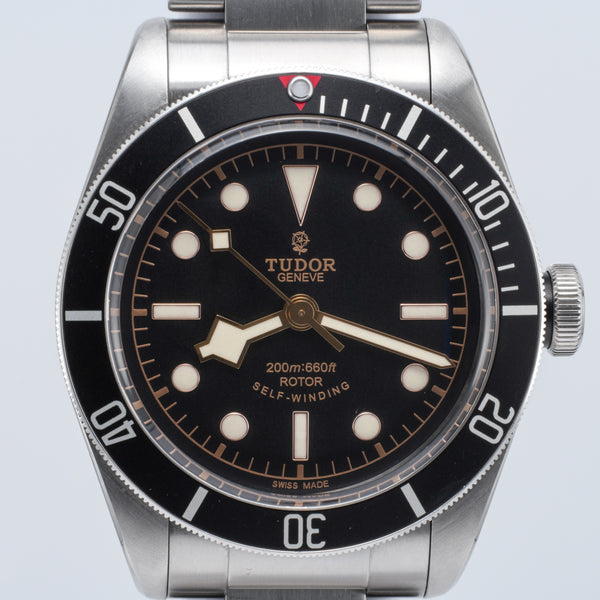 Tudor Black Bay Black, Rose Dial, Boxed I460080