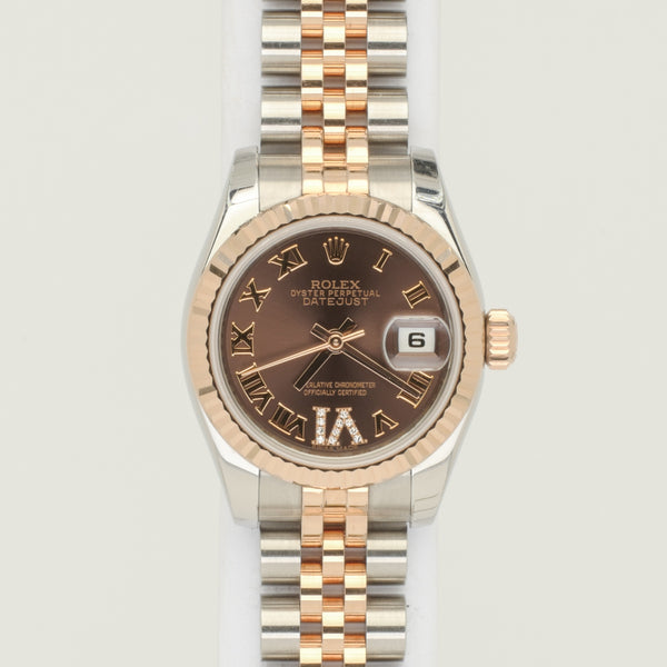 Rolex Lady Datejust 26 Steel/Rose Gold, Choc Dial IV