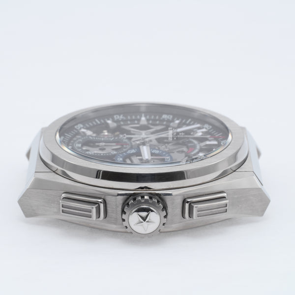 Pre-owned Zenith Defy El Primero 21 Skeleton Chronograph In Titanium -  Pre-owned Watches