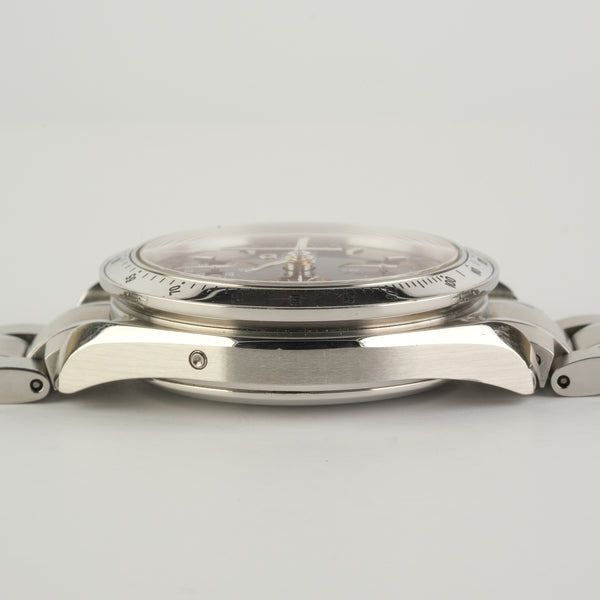 Omega Speedmaster Triple Date Blue Automatic Chronograph Ref 3523.80.00