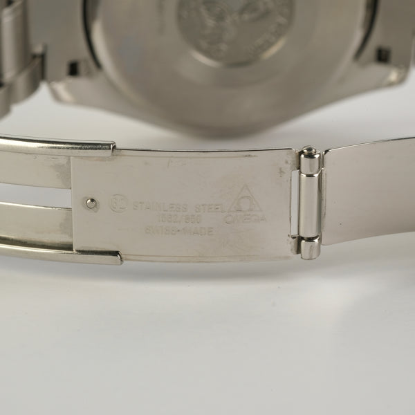 Omega Speedmaster Triple Date Blue Automatic Chronograph Ref 3523.80.00
