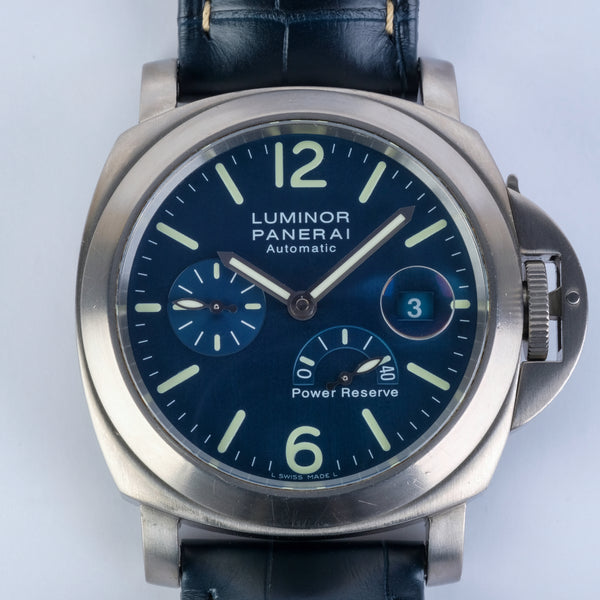 Panerai Luminor Blue Dial Titanium PAM93