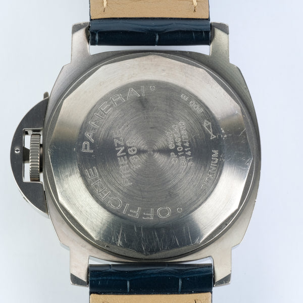 Panerai Luminor Blue Dial Titanium PAM93