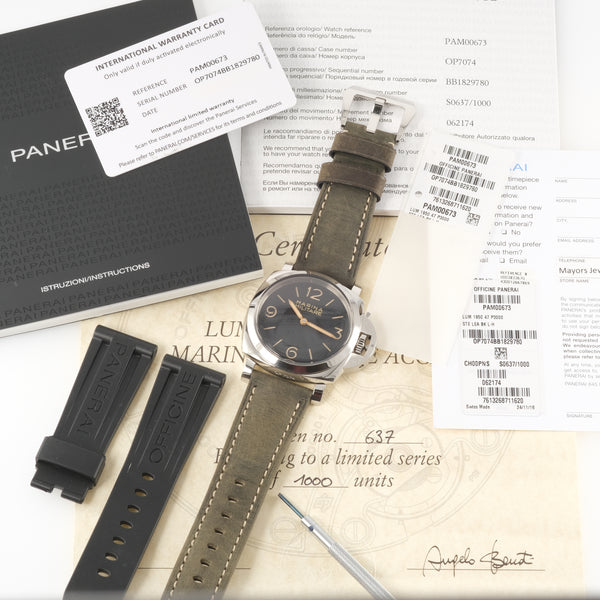 Panerai Luminor Marina Militare 1950 3 Days PAM 673
