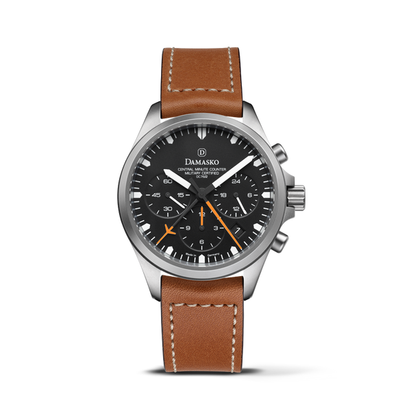 Damasko DC76/2 Chronograph on Black Leather Strap