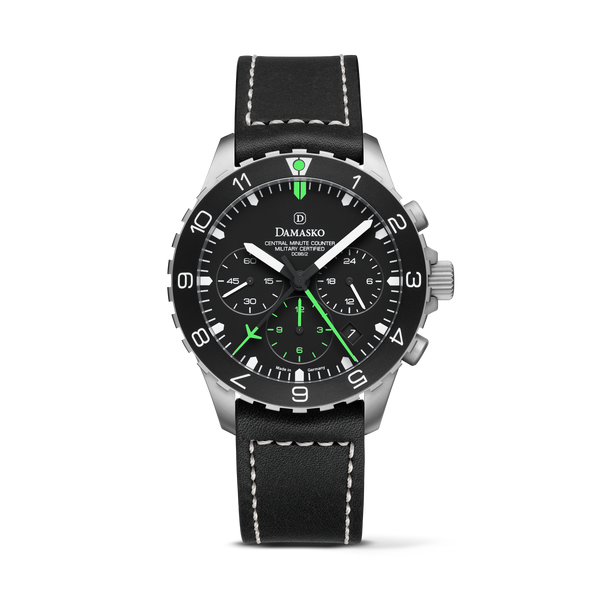 Damasko DC86/2 Chronograph on Black Leather Strap
