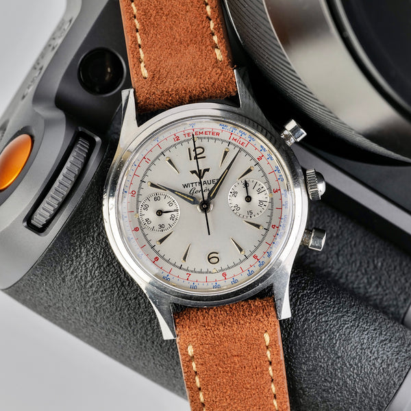 Vintage Wittnauer Ref 3256 Two-Register Chronograph