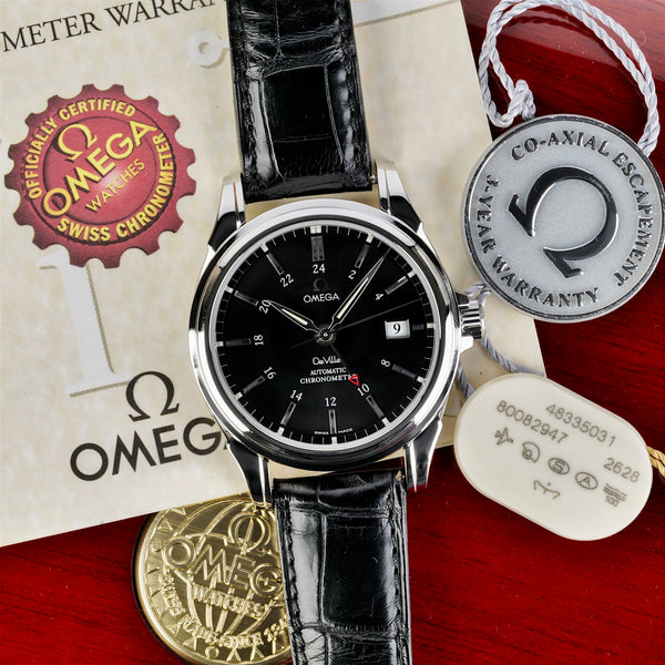 Omega DeVille Co-Axial GMT Chronometer Ref 4833.50.31